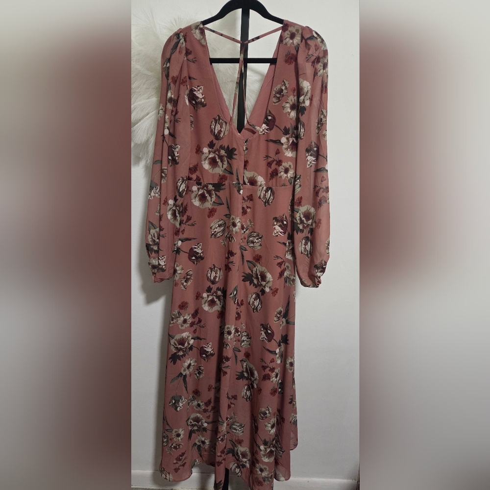 Joyfolie Crystal Dress In Pink Floral. NWT. Size Small - Picture 4 of 6